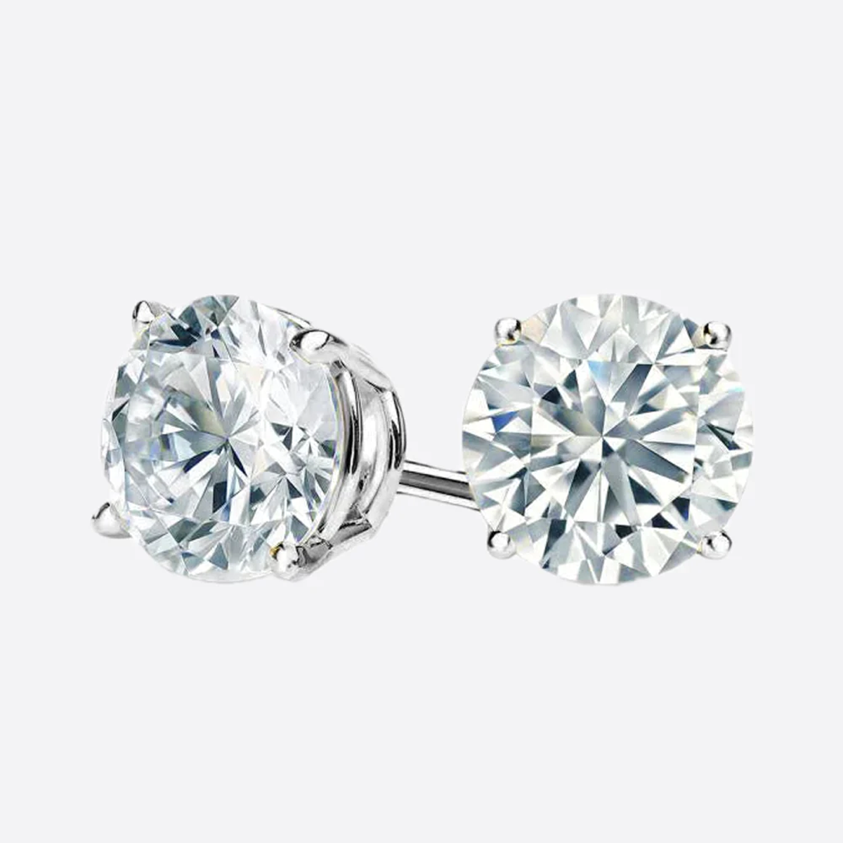 BLISS. | 925 Silberne Moissanite-Ohrringe 