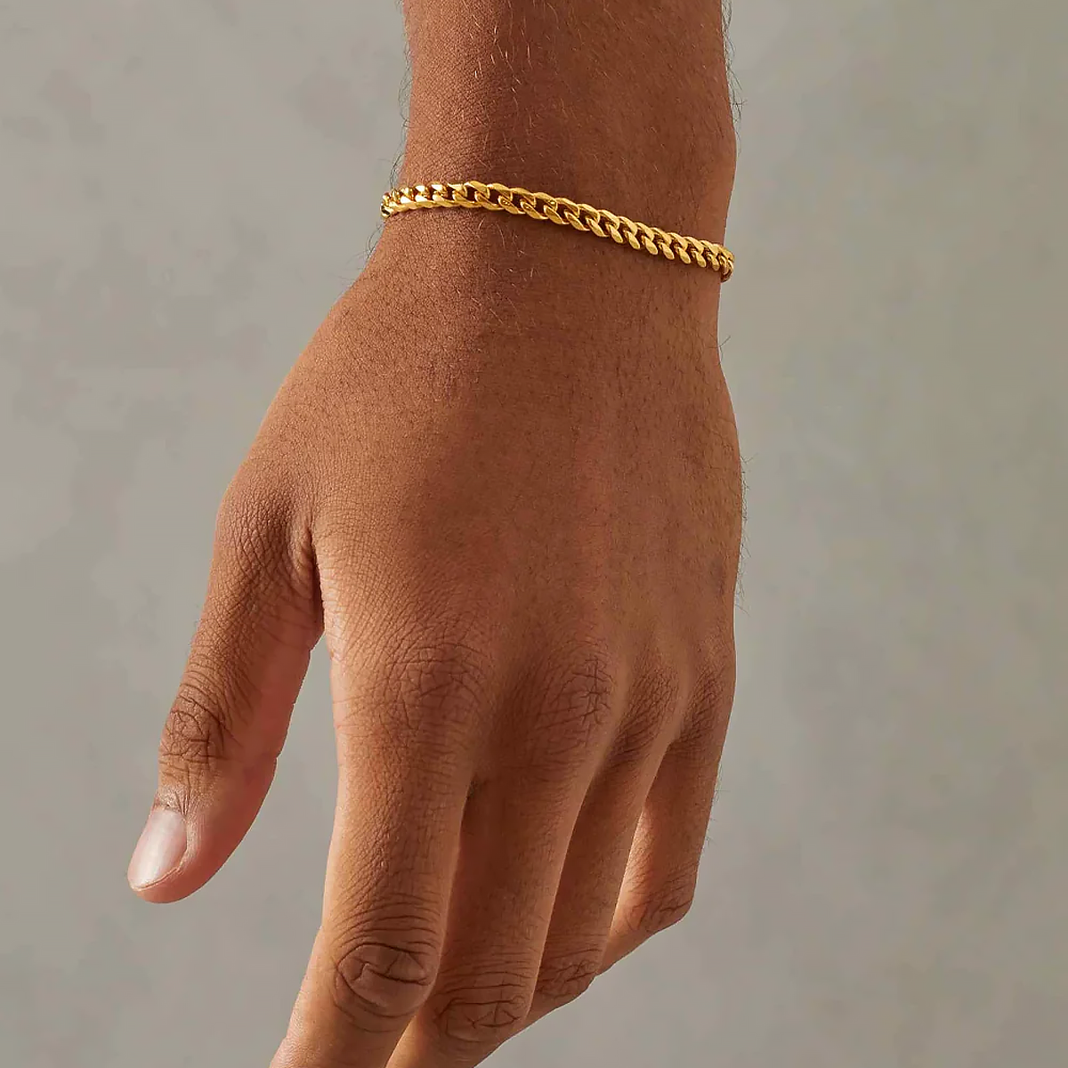 GRIBOX. | 6MM Gold Cuban Link Armband 18K