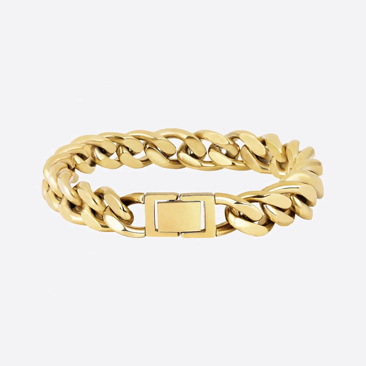 GYAMI. | 8MM Cuban Link Armband aus Gold