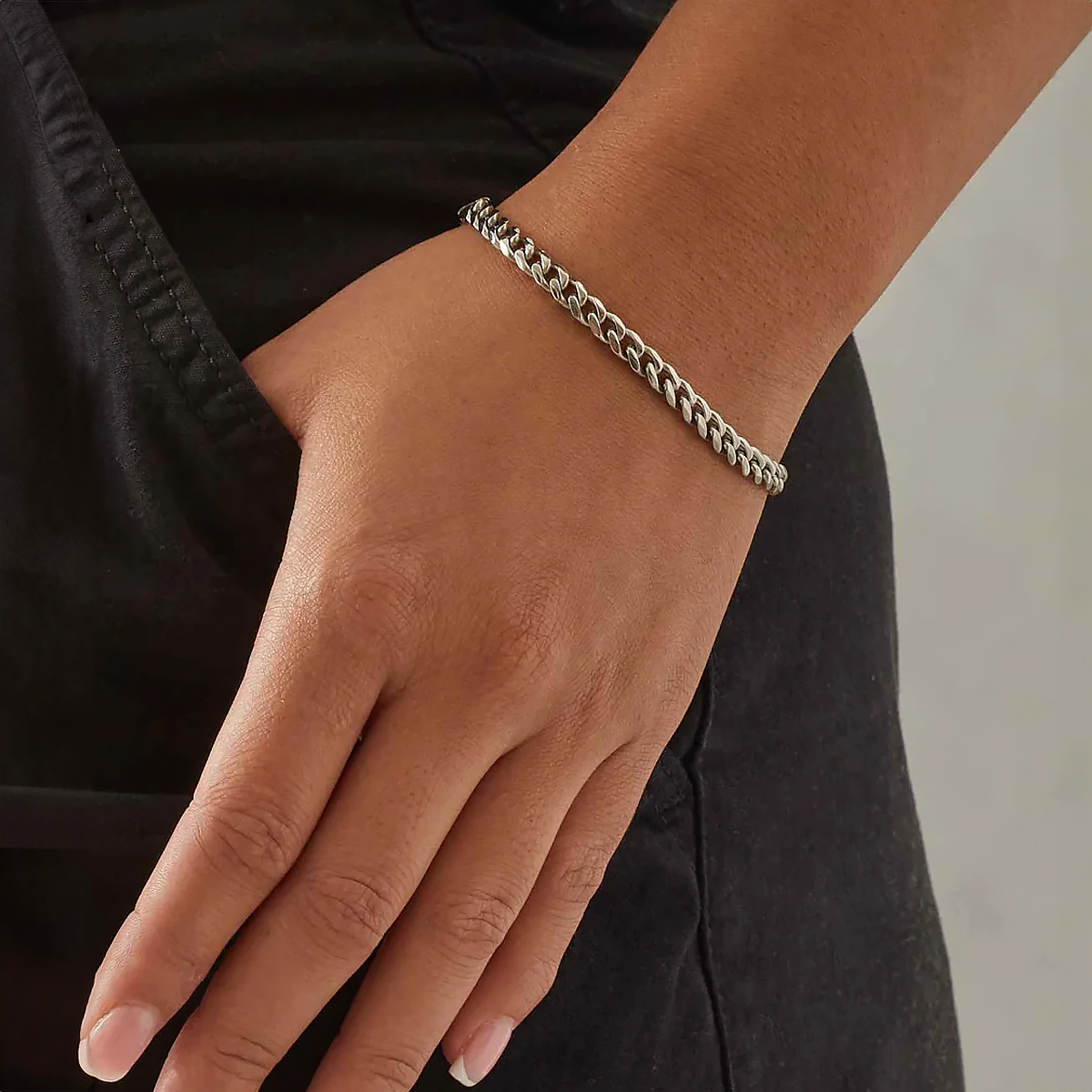 SIRBOX. | 6MM Silber Cuban Link Armband