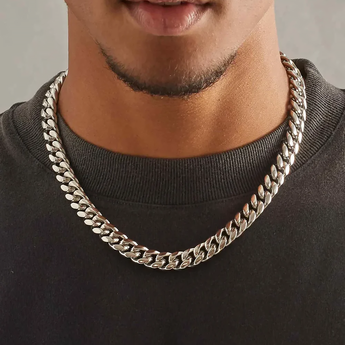 SOLEM. | 12MM Silber Cuban Link Chain