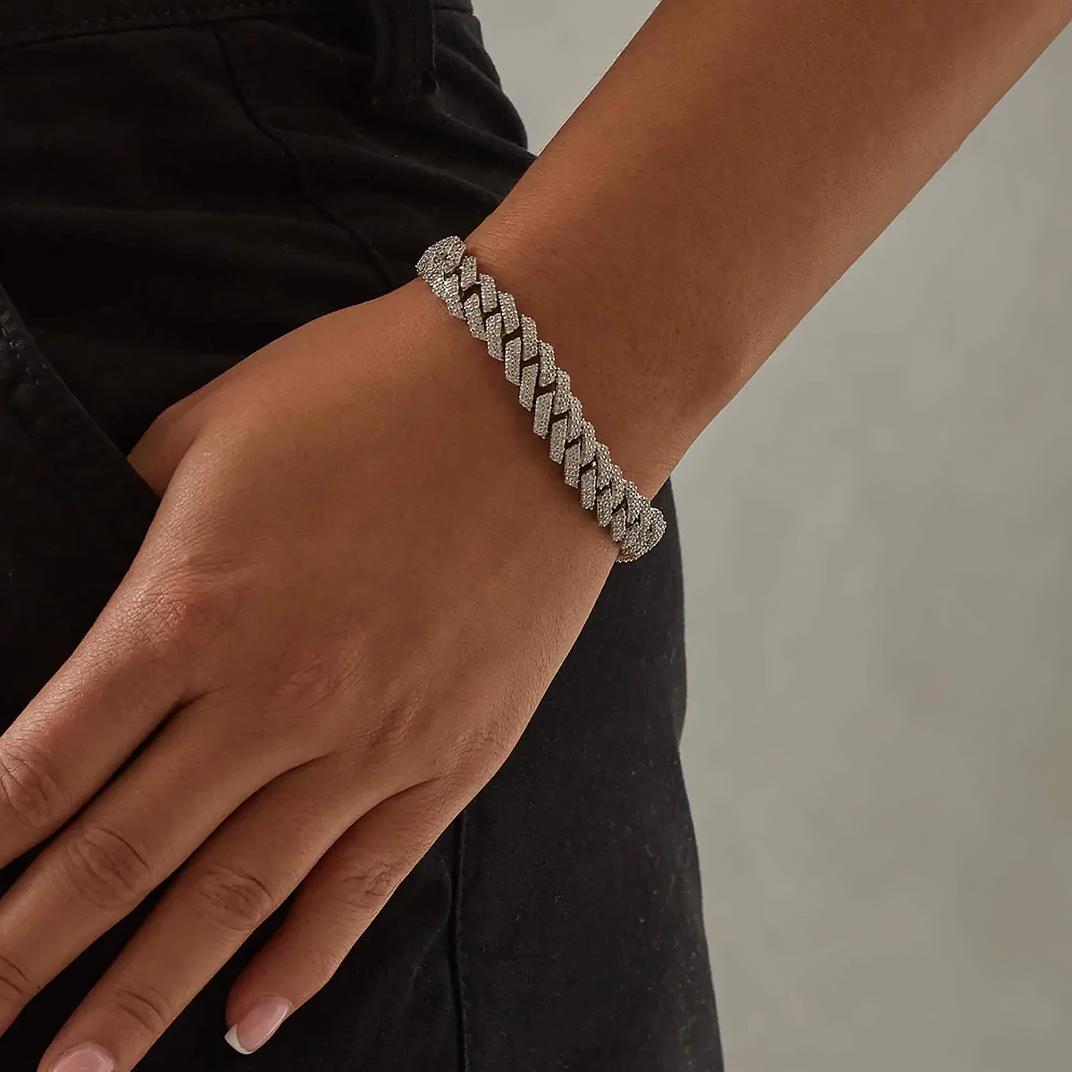 SYLIM. | 12MM Silber Cuban Link Armband