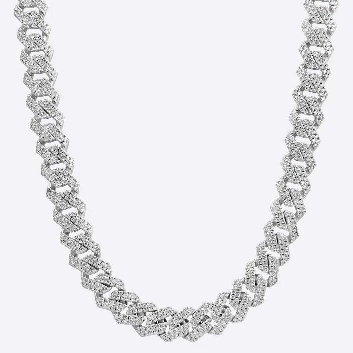 SYTIL. | 12MM Silber Cuban Link Chain