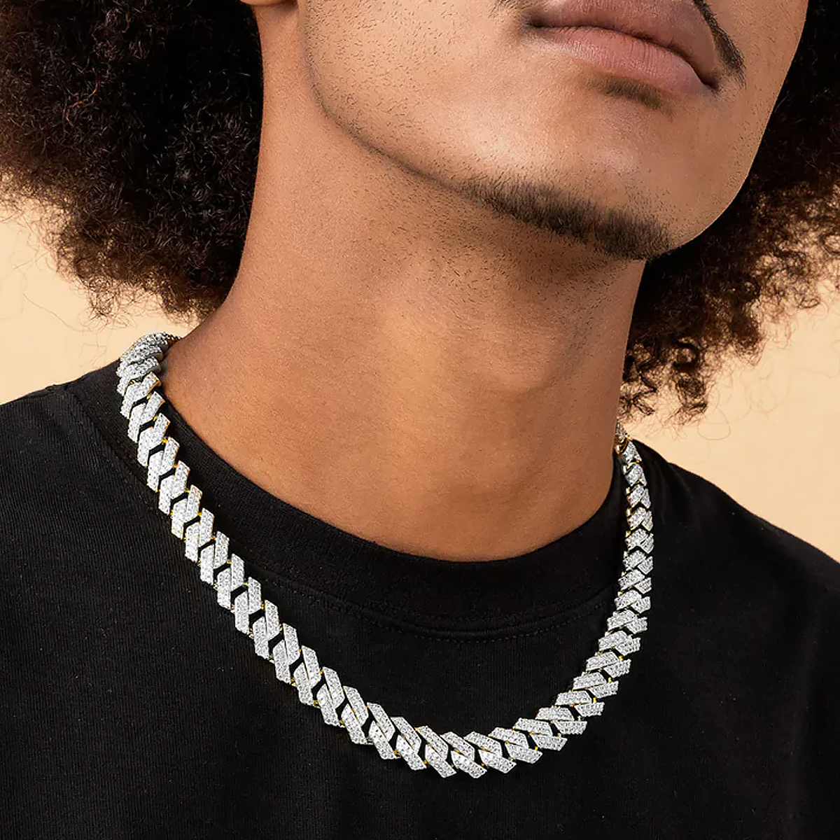 SYTIL. | 12MM Silber Cuban Link Chain