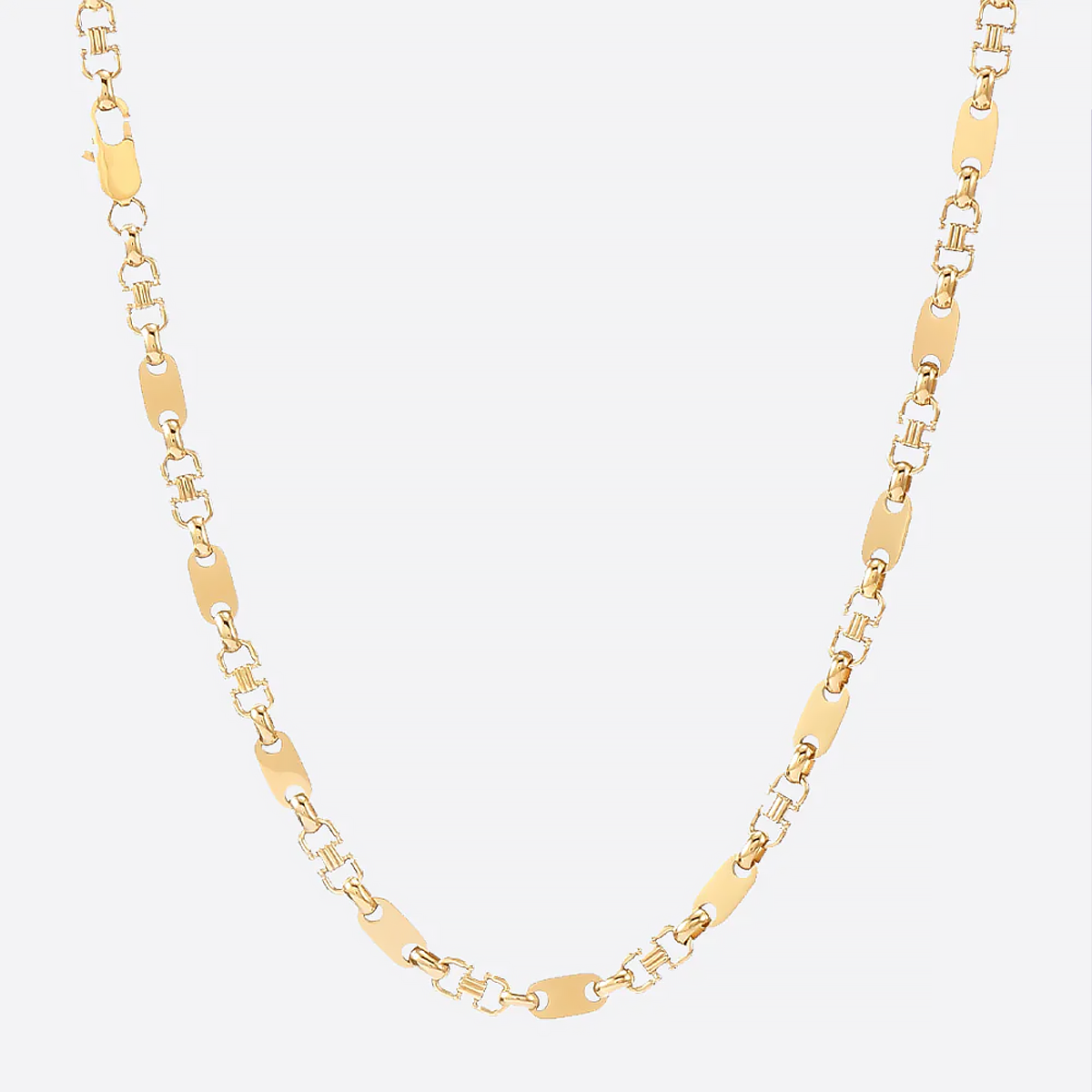 YIRE. | 6MM Gold Plattenkette 18K